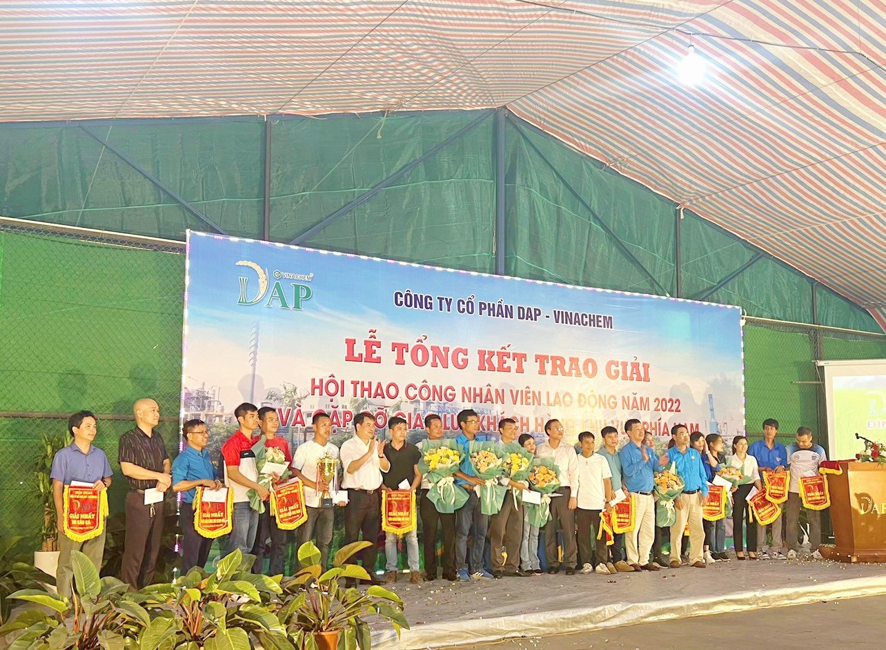 Hội thao công nhân viên lao động năm 2022 của Công ty cổ phần DAP-Vinachem