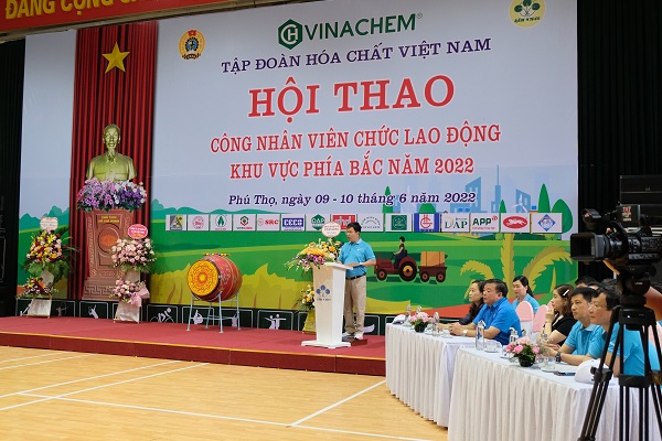 Hội thao công nhân viên lao động Tập đoàn Hóa chất Việt Nam năm 2022